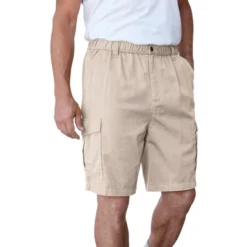 Boulder Creek By KingSize Men's Big & Tall Renegade 9" Full Elastic Waist Cargo Shorts -Comfa Wear Shop GUEST cb79a986 71d2 4cae 8680 6b6aa8e039a9