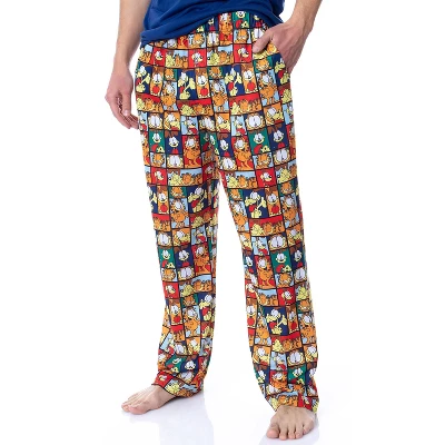 Nickelodeon Mens' Garfield Odie Comic Strip Chill Out Sleep Pajama Set Multicolored 2 Nickelodeon Mens' Garfield Odie Comic Strip Chill Out Sleep Pajama Set Multicolored - Image 2