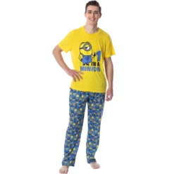 Despicable Me Mens' Minions 1 In A Minion Raglan Sleep Pajama Set Multicolored -Comfa Wear Shop GUEST cc58e215 c2a8 47e6 88f4 ffa371c96d76