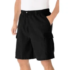KingSize Men's Big & Tall Knockarounds 8" Full-Elastic Cargo Shorts -Comfa Wear Shop GUEST cd9feb6e 1bc2 4fb6 86d2 353f5ee63297