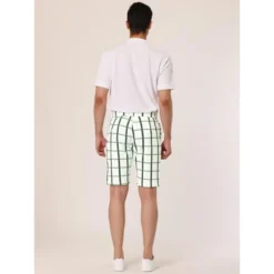 Lars Amadeus Men's Plaid Shorts Checked Pattern Regular Fit Flat Front Dress Shorts 12 Lars Amadeus Men's Plaid Shorts Checked Pattern Regular Fit Flat Front Dress Shorts -Comfa Wear Shop GUEST cdd120ba 715c 4649 88ca a9c76307bf45
