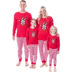 Looney Tunes Bugs Bunny Christmas Tight Fit Family Pajama Set -Comfa Wear Shop GUEST cf3d65b5 4d8a 4ac4 a496 be242f4aa31f