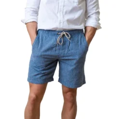 Hope & Henry Mens' 8" Relaxed Linen Short -Comfa Wear Shop GUEST cf58ea0a 4a68 4fee a987 7256ad6b9888