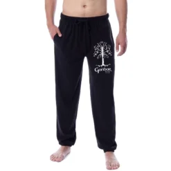 The Lord Of The Rings Mens' Gondor White Tree Sleep Jogger Pajama Pants Black -Comfa Wear Shop GUEST d238ce59 0a42 4a7f 92eb f8f77442956a