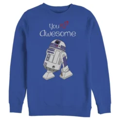 Men's Star Wars Valentine's Day You R2 Awesome Sweatshirt -Comfa Wear Shop GUEST d4810bb8 518b 42c8 9cc0 20ffcc343fcf