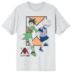Hunter X Hunter Gon Freecss And Killua Men's Short Sleeve Shirt & Sleep Shorts Set
