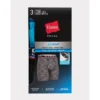 Hanes Premium Men's Xtemp Total Support Pouch Anti Chafing 3pk Long Leg Boxer Briefs - Blue/Gray/Black
