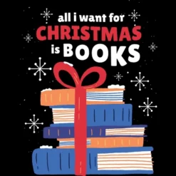 Men's Design By Humans Christmas Books By ArtStyleAlice Tank Top