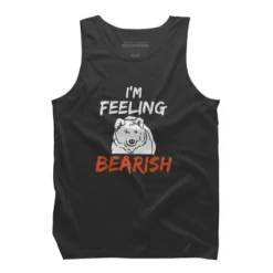 Men's Design By Humans I'm Feeling Bearish By MadderTees Tank Top -Comfa Wear Shop GUEST d9d455b9 d585 4186 a1e5 8cf4c9e497cb