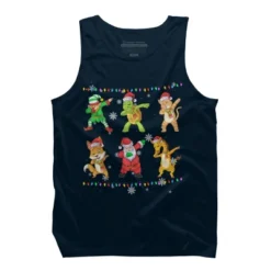 Men's Design By Humans Christmas Dabbing Cartoon Animals By Shirtpublic Tank Top 9 Men's Design By Humans Christmas Dabbing Cartoon Animals By Shirtpublic Tank Top -Comfa Wear Shop GUEST d9d7556d f294 41ef 9f00 cea054d81252