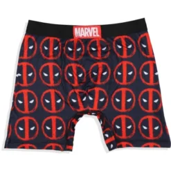 Marvel Mens' 2 Pack Deadpool Cat Symbol Boxers Underwear Boxer Briefs Black -Comfa Wear Shop GUEST dbb0febe 5ef0 4d30 96c1 b840efb73b69