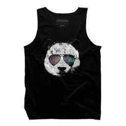 Men's Design By Humans Old School Panda By Clingcling Tank Top -Comfa Wear Shop GUEST dc594fc7 26cf 4e9d 9a88 cd373ad95d09