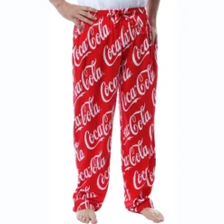 Coca-Cola Coke Men's Allover Logo Design Knit Lounge Sleep Pajama Pants -Comfa Wear Shop GUEST ddfbee5c 4876 4e22 ae72 41d2fffbe70b