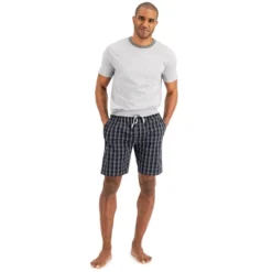 Hanes Premium Men's Short And T-Shirt Pajama Set 2pc