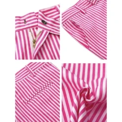 Lars Amadeus Men's Summer Shorts Stripe Slim Fit Flat Front Seersucker Chino Short Pants -Comfa Wear Shop GUEST df49e5a1 1b6f 4e9d b634 dfcd58cce243