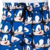 Sonic The Hedgehog Men's Allover Face Pattern Sleep Lounge Pajama Pants