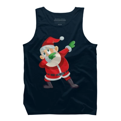 Men's Design By Humans Christmas Dabbing Santa Claus By GiftsIdeas Tank Top 5 Men's Design By Humans Christmas Dabbing Santa Claus By GiftsIdeas Tank Top - Image 5