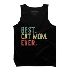 Men's Design By Humans Best Cat Mom Ever Funny Mommy Vintage Gift Christmas T-Shirt By Mothersdaygift Tank Top -Comfa Wear Shop GUEST e2da31e1 6b1a 4edd 8426 a4432b3c5e28
