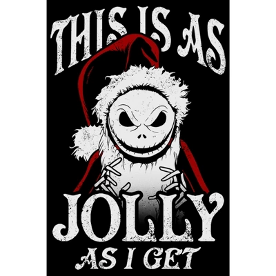 Men's The Nightmare Before Christmas This Is As Jolly As I Get Sweatshirt 1 Men's The Nightmare Before Christmas This Is As Jolly As I Get Sweatshirt