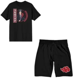Naruto Itachi Uchiha Men's Short Sleeve Shirt & Sleep Shorts Set -Comfa Wear Shop GUEST ea83cd88 1add 418f 9788 ebfd0443763f