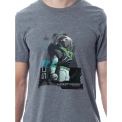 Disney Mens' Lightyear Movie Star Command Sleep Lounge Pajama Set Multicolored