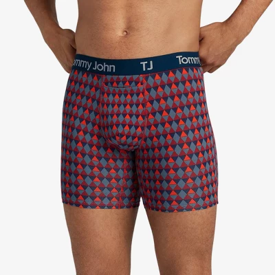 TJ | Tommy John™ Men's 6" Boxer Briefs 2pk - Burgundy/Red 3 TJ | Tommy John™ Men's 6" Boxer Briefs 2pk - Burgundy/Red - Image 3