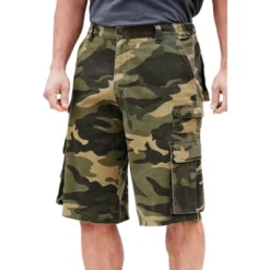 Boulder Creek By KingSize Men's Big & Tall 12" Side-Elastic Stacked Cargo Pocket Shorts -Comfa Wear Shop GUEST ecedf83a 7a7b 43f9 8803 1887bf7b2135