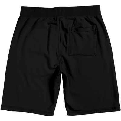 Hogwarts Legacy Hexagon Logo Men's Black Sleep Pajama Shorts 2 Hogwarts Legacy Hexagon Logo Men's Black Sleep Pajama Shorts - Image 2