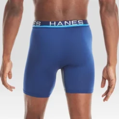 Hanes Premium Men's Xtemp Total Support Pouch Anti Chafing 3pk Long Leg Boxer Briefs - Blue/Gray/Black -Comfa Wear Shop GUEST ee8e4cfd 2801 4f66 bbda f62934e4e964