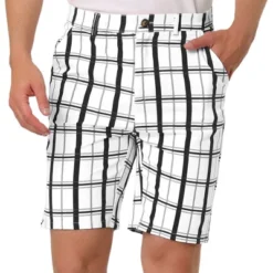 Lars Amadeus Men's Plaid Shorts Checked Pattern Regular Fit Flat Front Dress Shorts 16 Lars Amadeus Men's Plaid Shorts Checked Pattern Regular Fit Flat Front Dress Shorts -Comfa Wear Shop GUEST f21ec57b bb95 48cf b8be a6b3077481ba