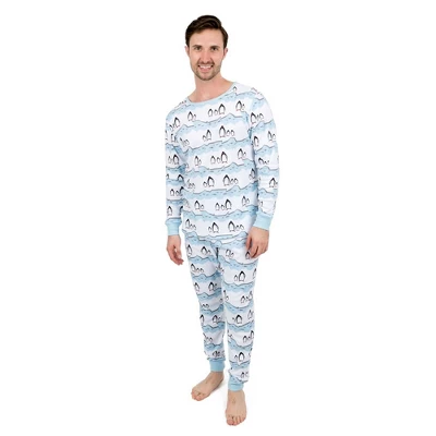 Leveret Mens Two Piece Cotton Christmas Pajamas 3 Leveret Mens Two Piece Cotton Christmas Pajamas - Image 3