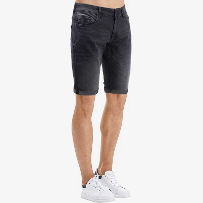 CULTURA Men's Roll Up Denim Shorts 2 CULTURA Men's Roll Up Denim Shorts - Image 2