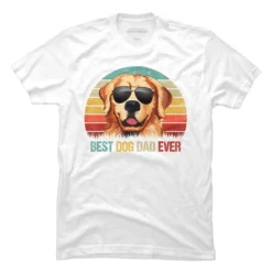 Men's Design By Humans Best Dog Dad Ever Golden Retriever By LuckyCharm99 T-Shirt -Comfa Wear Shop GUEST f71dca2f 2b57 487b 882a e01276a88195