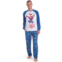 Marvel Spider-Man,Avengers Christmas Adult Pajama Shirt And Pants Sleep Set -Comfa Wear Shop GUEST f85477d7 01f9 457c 97bd 8f967c745dbc