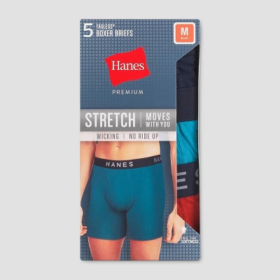 Hanes Premium Men's Boxer Briefs 5pk 1 Hanes Premium Men's Boxer Briefs 5pk