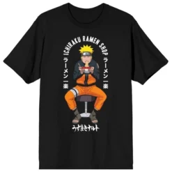 Naruto Ichiraku Ramen Shop Men's Short Sleeve Shirt & Sleep Pants Set