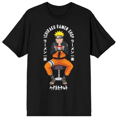 Naruto Ichiraku Ramen Shop Men's Short Sleeve Shirt & Sleep Pants Set 1 Naruto Ichiraku Ramen Shop Men's Short Sleeve Shirt & Sleep Pants Set