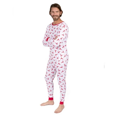 Leveret Mens Two Piece Cotton Christmas Pajamas 5 Leveret Mens Two Piece Cotton Christmas Pajamas - Image 5