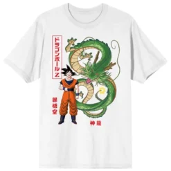 Dragon Ball Z Goku And Shenron Men's Short Sleeve Shirt & Sleep Shorts Set