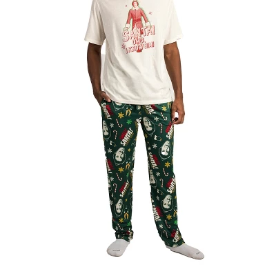 Elf Santa I Know Him Men's 2-Pack Pajama Set 4 Elf Santa I Know Him Men's 2-Pack Pajama Set - Image 4
