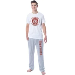 Saved By The Bell Mens' Bayside Tigers Logo Icon Symbol Sleep Pajama Set Multicolored -Comfa Wear Shop GUEST ffe9245d 4489 4a26 b37e 2f16b77a0124